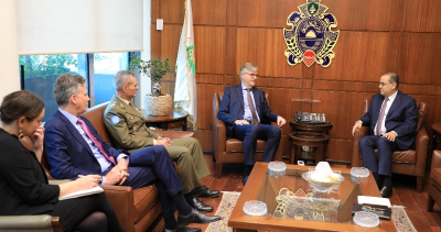 Baisri Discusses Ways to Reduce Tensions at the Border with Lacroix and Lazaro
