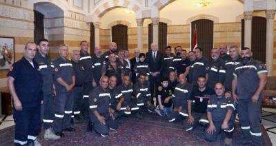 Mikati Informs Civil Defense Volunteers of Their Official Stabilization Decree