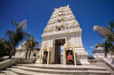 Desecration of Hindu Temple in California with Anti-India Writings