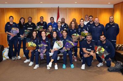 Return of the Women's National Team to Beirut: Halabi Praises the Players' Sense of Responsibility