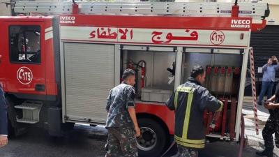 Beirut Fire Brigade Increases Readiness on New Year's Eve