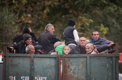 Tens of Thousands of Armenians Flee Nagorno-Karabakh