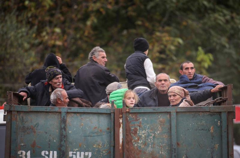 Tens of Thousands of Armenians Flee Nagorno-Karabakh