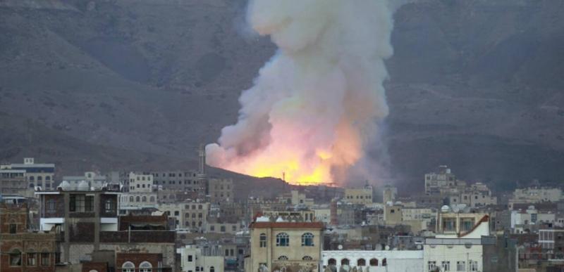 American-British Attack Targets Al-Tuhayat District