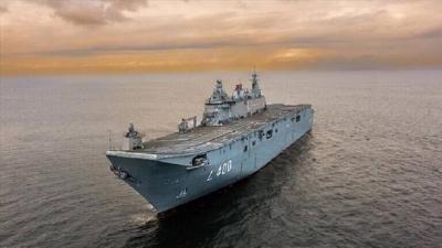 Erdogan: Our Defense Production Increased by 80% and We Will Manufacture "TCG Anadolu" Ship