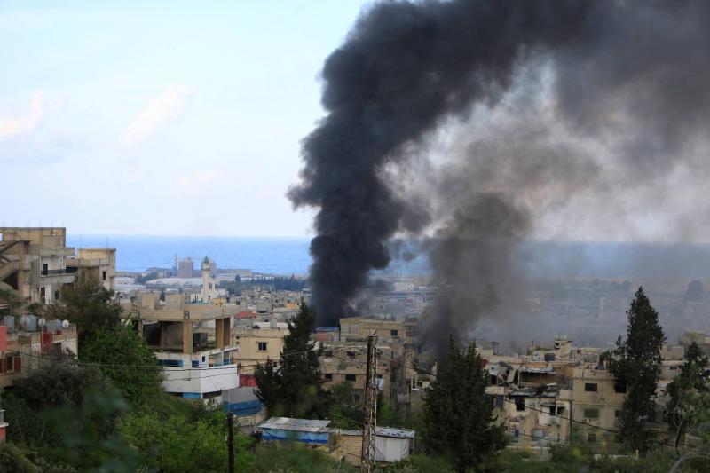 Shooting in Ain al-Hilweh Camp in the Morning