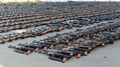 Iranian Weapons and Ammunition Confiscated on Their Way to Ukraine