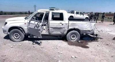 Targeting of a Syrian Army Vehicle in Daraa Countryside