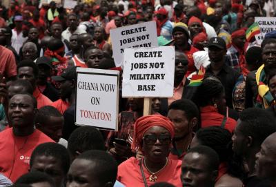 Protests in Ghana for the Third Day Due to Economic Crisis