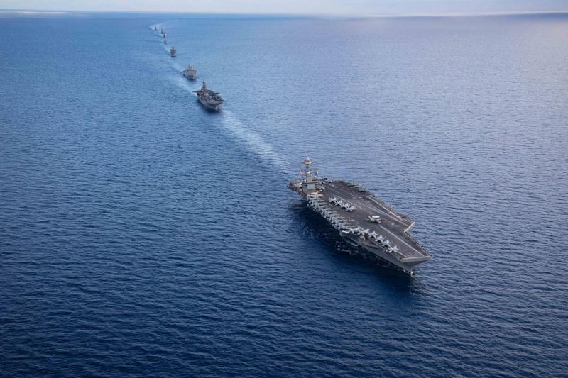 USS Gerald Ford Leaves the Mediterranean Sea