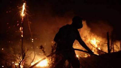 Wildfires Rage Near Athens with Fear of More Outbreaks