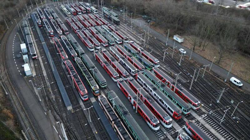 Shutdown in Public Transport Network in Germany