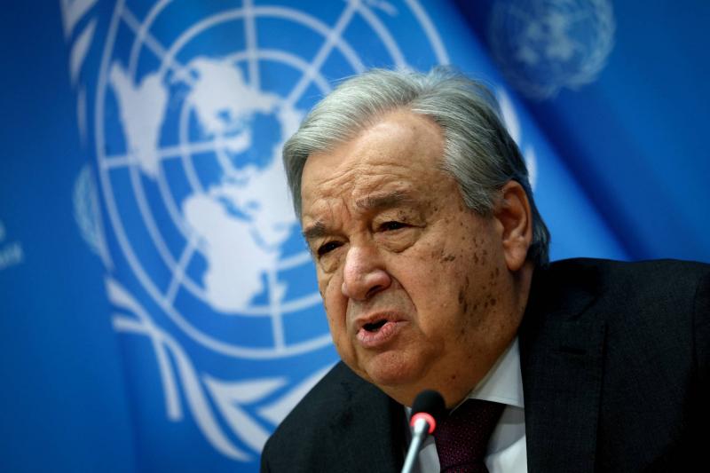 Guterres: It is in Israel's Interest to Ensure the Success of Ongoing Negotiations with Hamas
