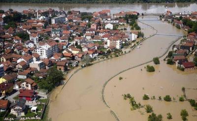 Evacuation of Dozens of Residents in Serbia and Bosnia Due to Flooding