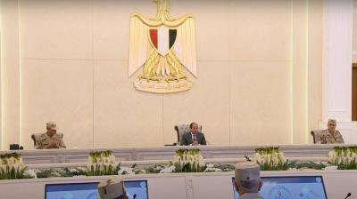 Sisi Heads a Strategic Meeting with Military Leaders at the "Octagon"