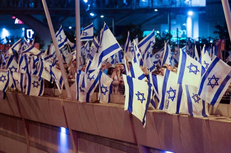 Protesters Block Haifa Port Gate in Israel