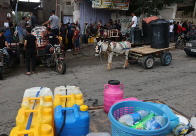 Residents of Gaza: Water Supplied from Egypt is "Sweet as Sugar"