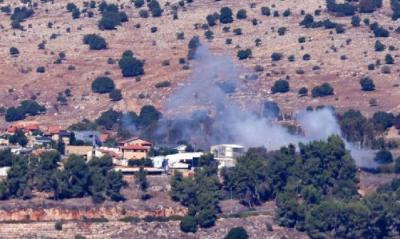 Israeli Reconnaissance Aircraft Flying Over the South