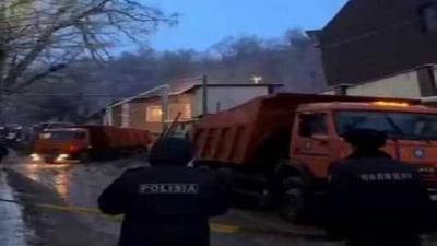 Mudslide Buries a House in Southeast Kazakhstan