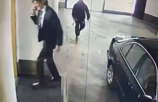 Moment of Assassination of Colombian Businessman in Bogotá (Video)