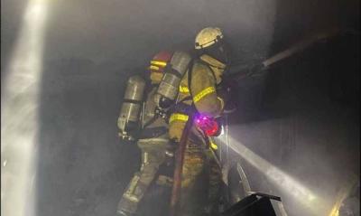Fire in Ouzai: Three Shops and Two Cars Burned