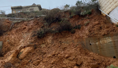 Heavy Rain Threatens Deep Landslides in Lebanon