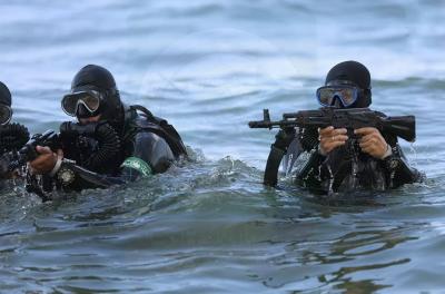 Hamas Divers Storm Israeli Zikim Base