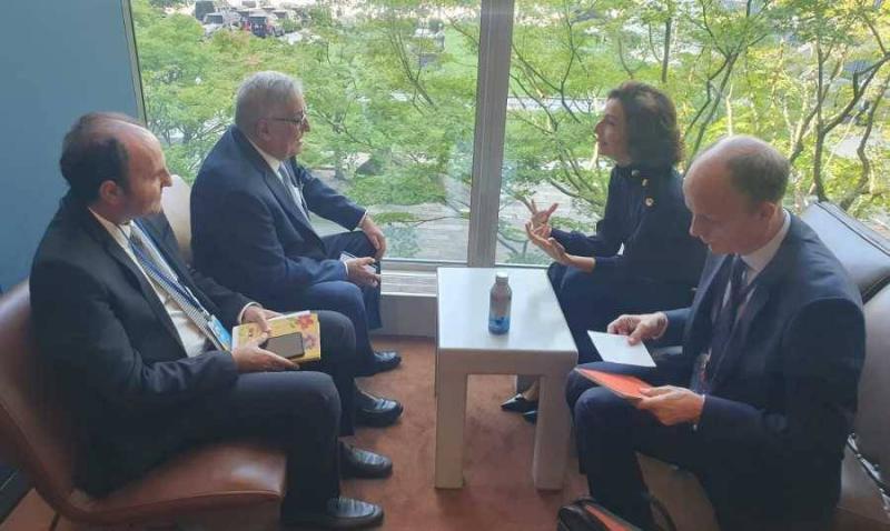 Meetings of Bouhabib in New York: Discussion on Presidency and Displacement with Gallagher