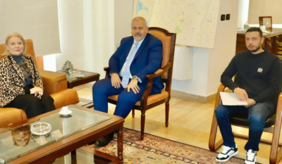 Beirut Governor Receives Greek Ambassador