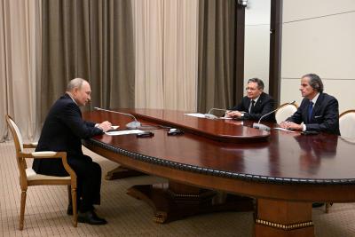 Groshi Discusses Situation at Zaporizhzhia with Putin