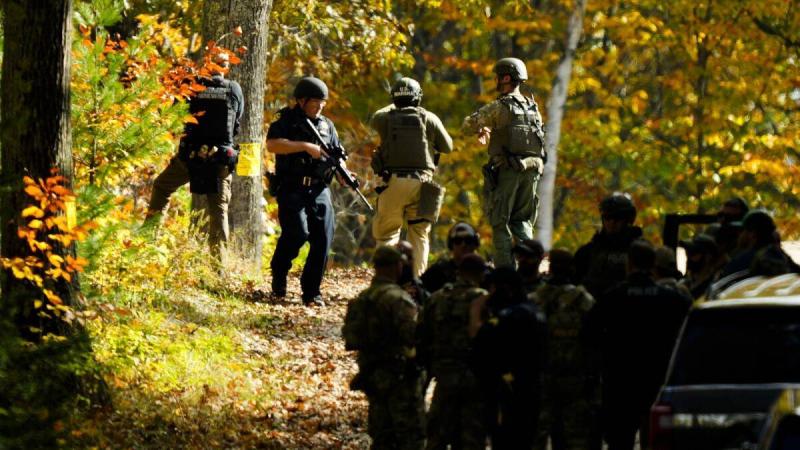 Finding the Body of the Suspect in the Shooting of 18 in Maine, USA