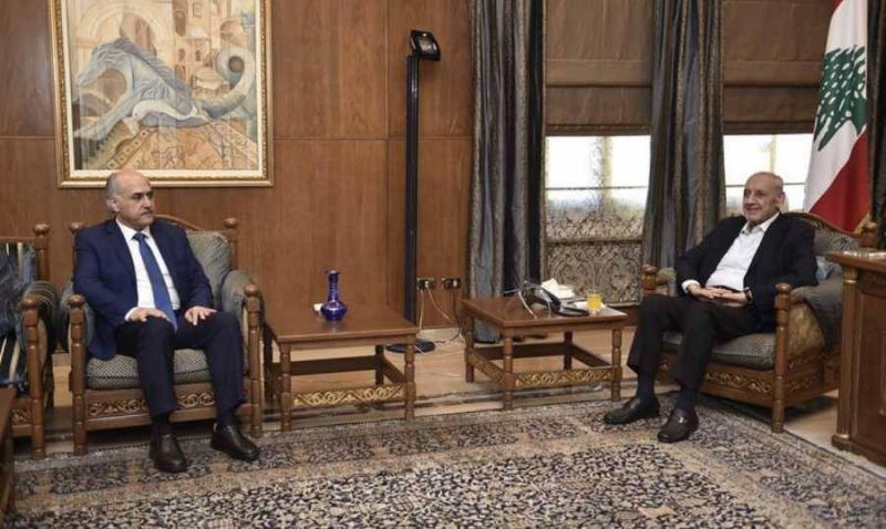 Title: Meeting on Current Affairs with Abu al-Hassan and Reception of Mohammad al-Hout