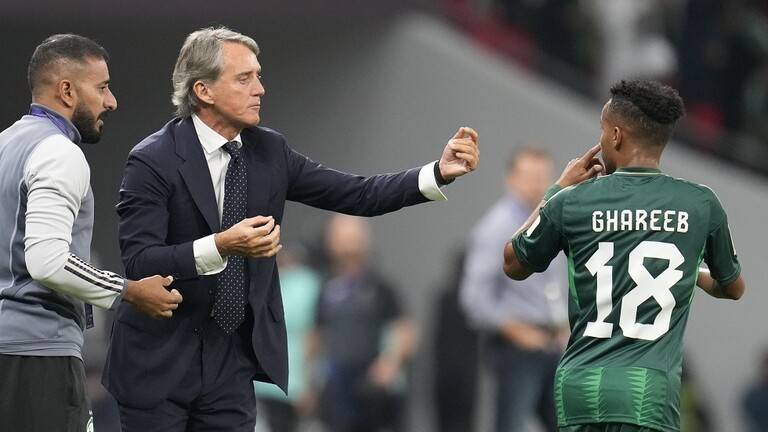 Mancini Sends Message to Saudi National Team Players and Fans