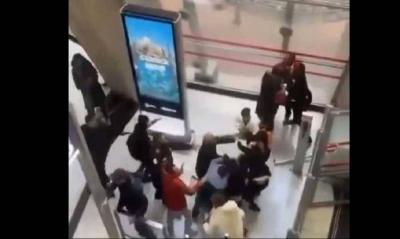 Video - Large Fight at Paris Airport