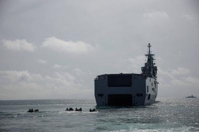 Title: French Warships Intercept and Destroy Drones Launched from Yemen