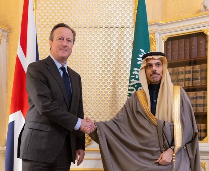 The Situation in Gaza Between Bin Farhan and Cameron