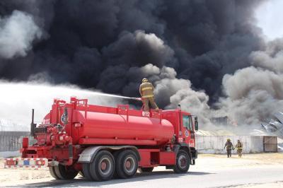 Fire in Building Adjacent to Lebanese Television