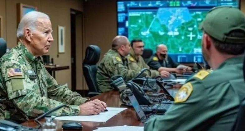 Biden in Military Uniform Amid Middle East Tensions: Fact or Fiction?