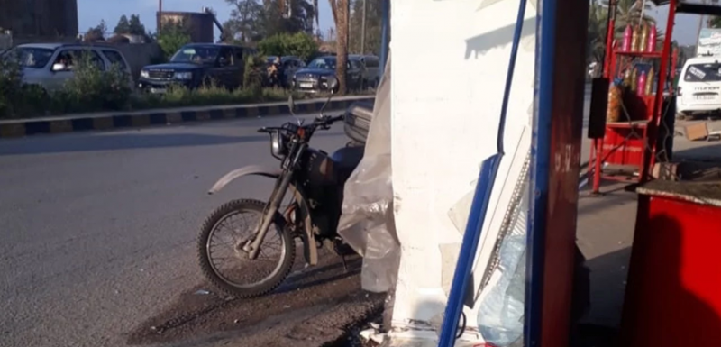 Accident in Baddawi: Collision with Military Vehicle and Crash into Café