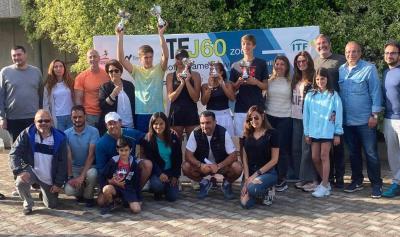 Conclusion of the Second International Tennis Tournament: Women's Singles Title for Lebanese Player