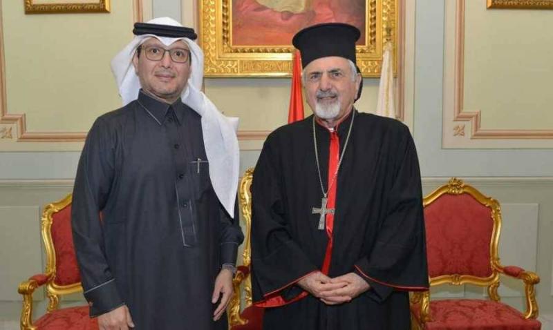 Bukhari Visits the Patriarch of the Syrian Catholics