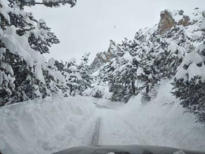 Lebanon Under the Influence of a Cold Low Pressure System as of This Morning... Current Road Conditions