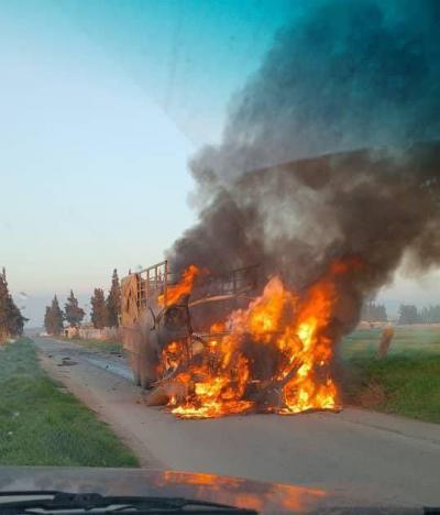 Israeli Airstrike Targets Truck on Lebanese-Syrian Border