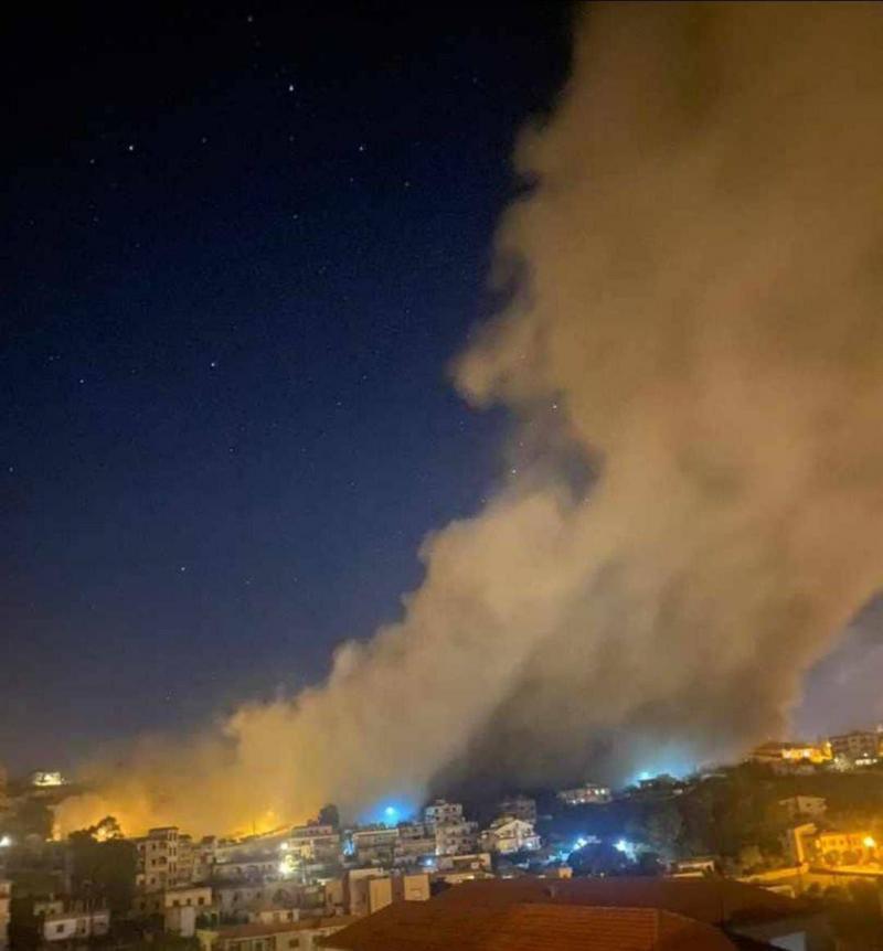 The Most Intense Attack Since the Start of the War: Airstrike Targeting Bent Jbeil with Heavy Rockets (Video)