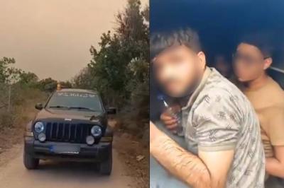 In Greece... Arrest of a Man Holding Migrants in a Trailer