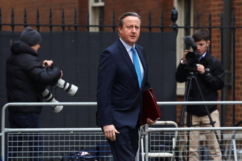 Cameron Describes Talks with Gantz as 