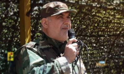 Head of "Hezbollah" Parliamentary Bloc on the Frontline in Military Uniform (Photos)