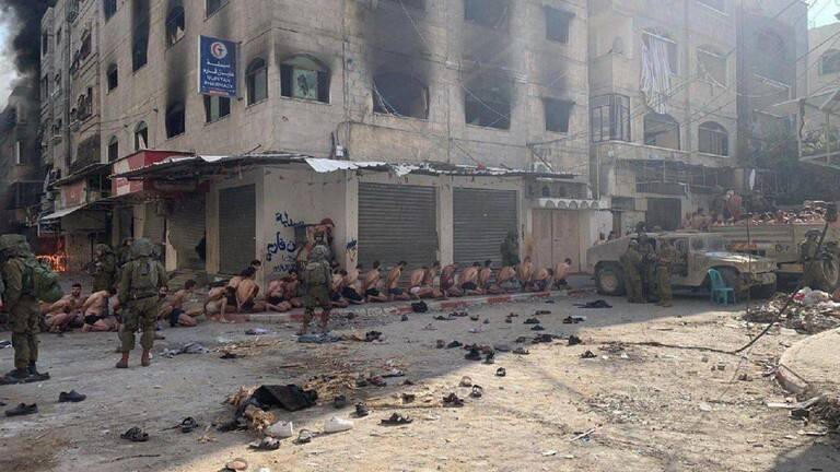 Israeli Army's Comment on Nearly Naked Civilian Images in Gaza