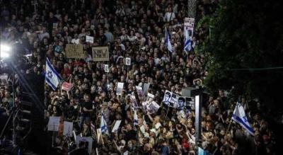 Demonstration by Families of Hamas Prisoners .. War Council to Meet Them Tonight