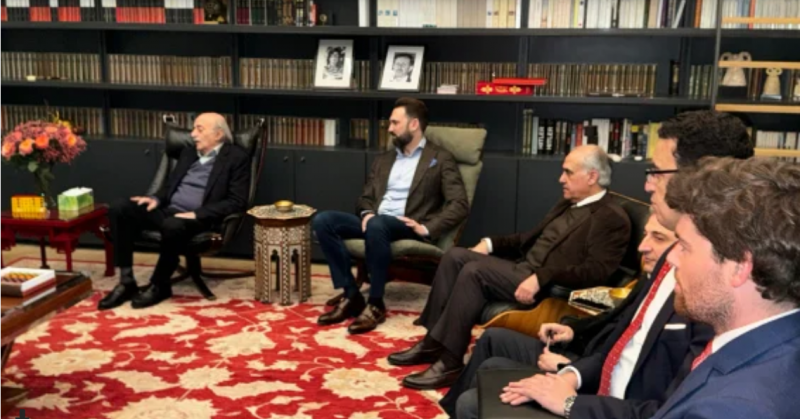 Ambassadors of the Quintet Meet Jumblatt in Clemenceau